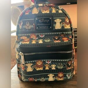 Loungefly Lion King backpack New with tags never out of wrapping!! Retired!!